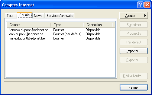 Comment configurer Outlook Express