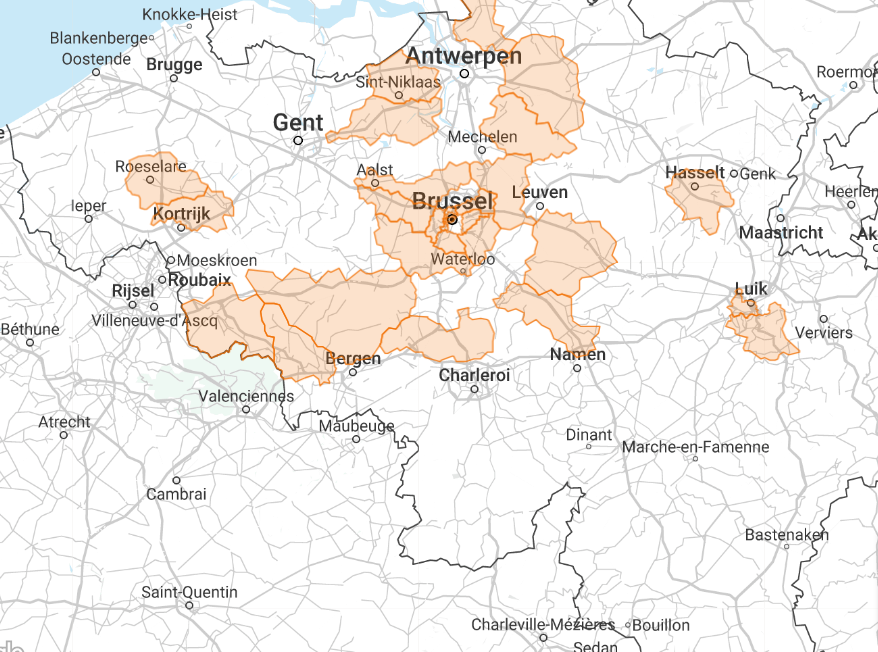 Hoe ga ik op de hoogte gebracht worden van de geplande werken in mijn buurt?