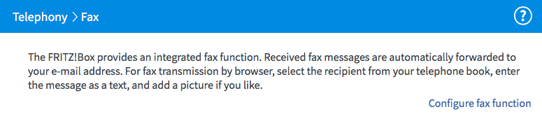 How do I configure Fax2Mail on my FRITZ!Box